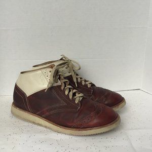 Vael Project Burgundy Hybrid Oxford Shoe - 9 9.5